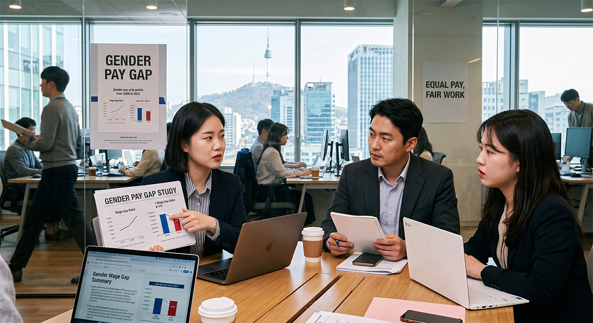 South Korea’s Gender Pay Gap Is Nearly Three Times the OECD Average