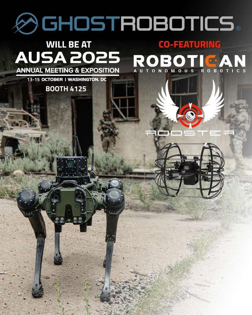 Ghost Robotics and LIG Nex1 Showcase Unmanned Battlefield Technologies at AUSA 2025